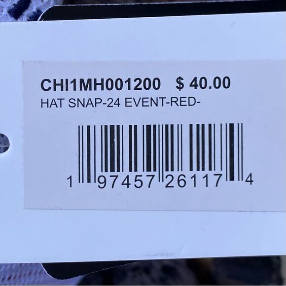 NWT New NASCAR Chicago Street Race Grant Park 165 Red/White Baseball Cap/Hat OS - Picture 9 of 10